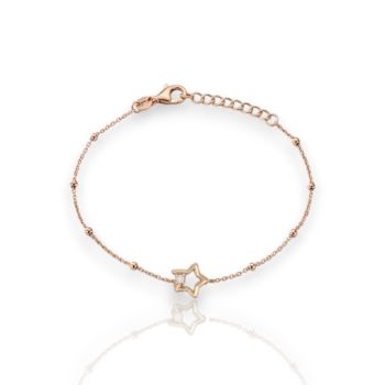 Bracciale stella in argento 925° dorato (code SHK00879)