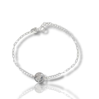 Bracciale albero della vita in argento 925° rodiato (code SHK00610)