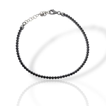 Ριβιέρα ασημένια 925° επιπλατινωμένη  (code SHK905121)