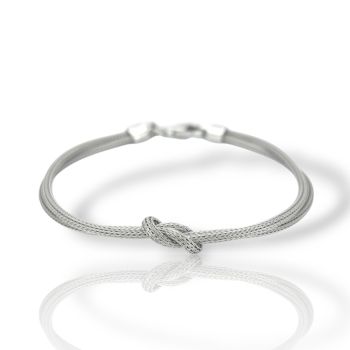 Βραχιόλι απο επιπλατινωμένο ασήμι 925 (code SHK905131) 