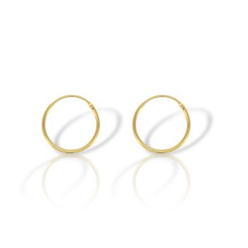 Orecchini in argento 925° dorato  (code SHK915165G)