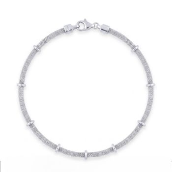 Platinum plated silver 925º brangle (code SVX1401633)