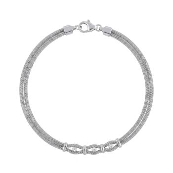 Platinum plated silver 925º brangle (code SVX1500685)