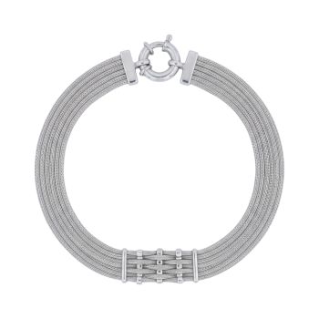 Platinum plated silver 925º brangle (code SVX1503019)