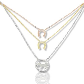 Girocollo in argento 925°  (code NZB95060)