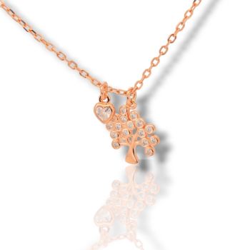 Κολιέ δέντρο της ζωής απο επιχρυσωμένο ασήμι 925°  (code FC006024)