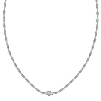 Κολιέ επιπλατινωμένο ασήμι απο ασήμι 925° (code SVX2301521)