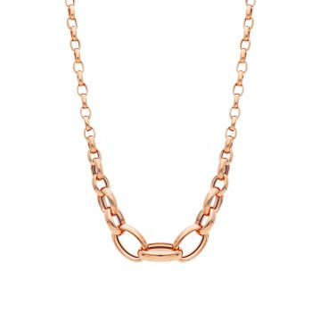 Girocollo in argento 925° dorato (code S250229)