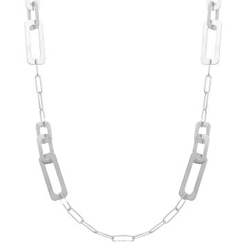 Κολιέ επιπλατινωμένο ασήμι απο ασήμι 925° (code S265044)