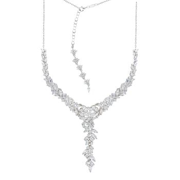 Collana Sposa in Argento 925 con Zirconi (S277230)