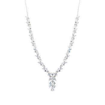Collana Sposa in Argento 925 con Zirconi (S282633)