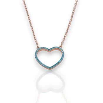 Girocollo Cuore in argento 925° dorato  (code FC003653)