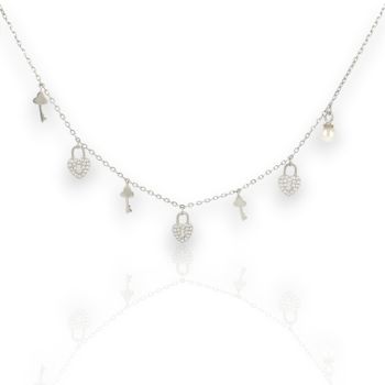 Girocollo in argento 925° rodiato   (code FC003961)