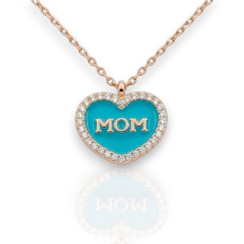Girocollo Cuore e MOM in argento 925° dorato (code FC005355)