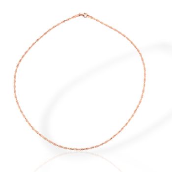 Girocollo in argento 925° dorato (code FC007945)