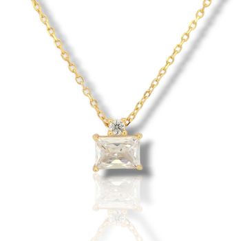 Κολιέ απο επιχρυσωμένο ασήμι 925° (code FC008956)