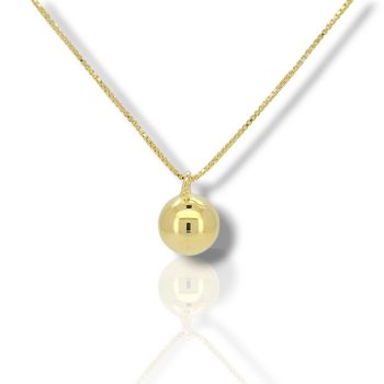 Κολιέ απο επιχρυσωμένο ασήμι 925° (code FC010539)