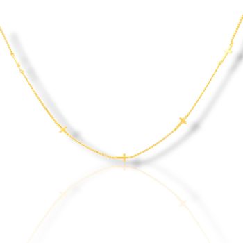 Girocollo in argento 925° dorato (code FC010672)