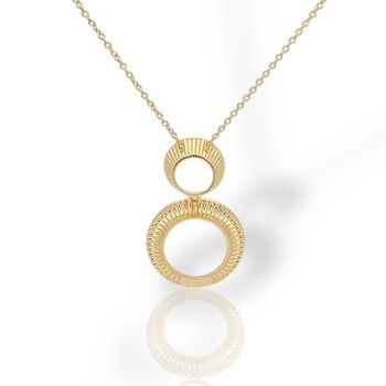 Κολιέ απο επιχρυσωμένο ασήμι 925° (code FC011724)