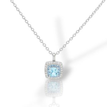 Platinum plated silver 925º necklace (code FC012190)