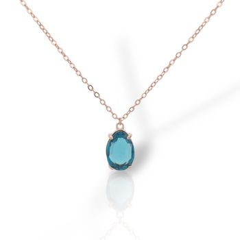 Girocollo in argento 925° dorato  (code GEM22304)