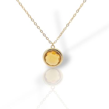 Girocollo in argento 925° dorato  (code GEM22345)