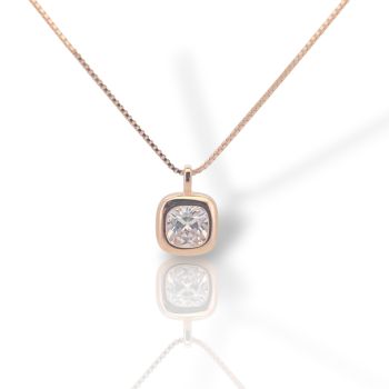 Collana in argento placcato oro(code GEM25137)