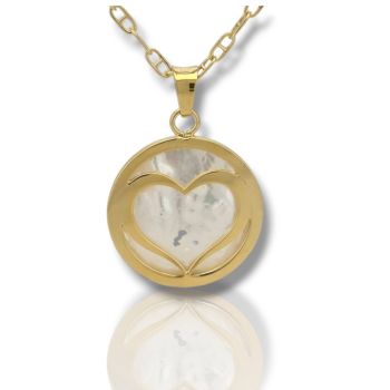 Girocollo Cuore in argento 925° dorato (code SHK905133G)