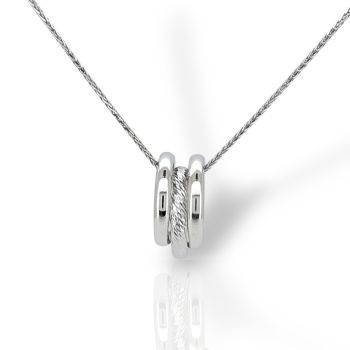 Κολιέ απο επιπλατινωμένο ασήμι 925° (code SVX2500032)