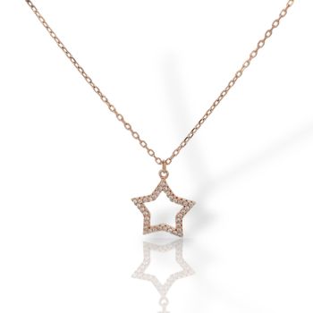 Girocollo Stella in argento 925° dorato