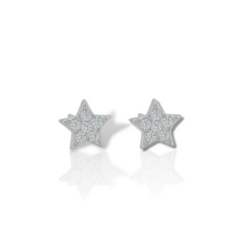Orecchini STAR in argento 925° rodiato (FC001140)