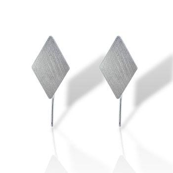 Orecchini in argento 925° rodiato  con zirconi cubici (SHK0018444)