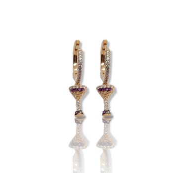 Orecchini in argento 925° dorato  