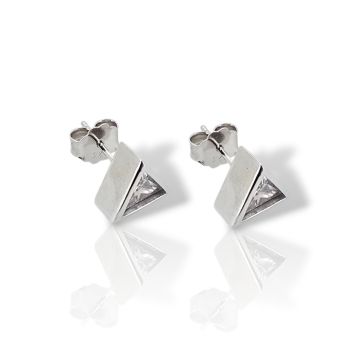 Orecchini in argento 925° rodiato  con zirconi cubici (FCM002836)