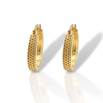 Orecchini in argento 925° dorato  (code FC007200)