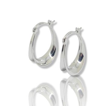 Orecchini in argento 925° rodiato