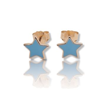 Orecchini Stelle in argento 925° dorato