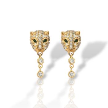 Σκουλαρίκια κρικάκι απο επιχρυσωμένο ασήμι 925° (code FC013688)