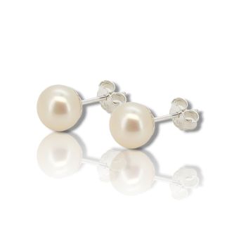 Σκουλαρίκια απο επιπλατινωμένο ασήμι 925° (code M002542)