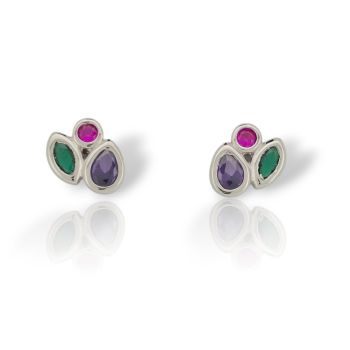 Orecchini in argento 925° rodiato (code FCΜ002791)