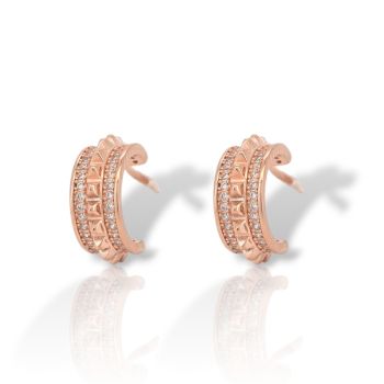 Σκουλαρίκια κρικάκι απο επιχρυσωμένο ασήμι 925° (code FC004002)