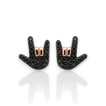 Orecchini ROCK in argento 925° dorato