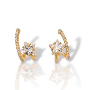 Orecchini STELLA in argento 925° oro giallo (code FC006749)