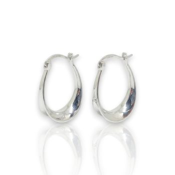 Orecchini in argento 925° rodiato