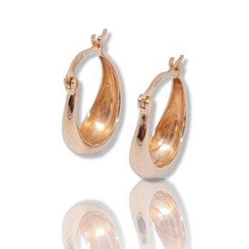 Σκουλαρίκια κρεμαστά απο επιχρυσωμένο ασήμι 925° (code FC007207)