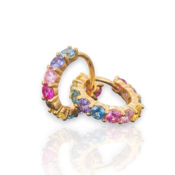 Orecchini in argento 925° dorato  (code FC007276)