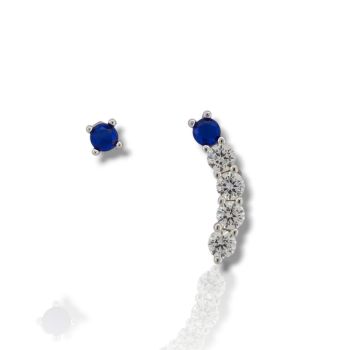 Σκουλαρίκια απο επιπλατινωμένο ασήμι 925° (code FC007770)