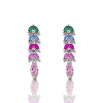 Orecchini in argento 925° rodiato (code FC010509)