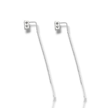 Orecchini in argento 925° rodiato (code FC010780)