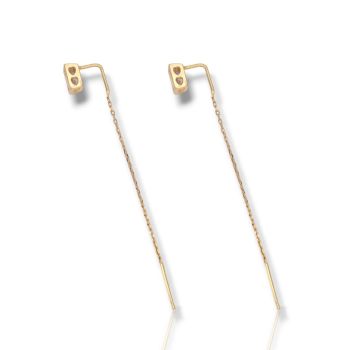 Orecchini in argento 925° dorato (code FC010781)